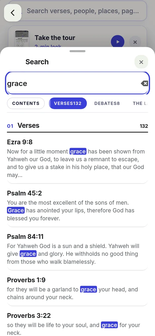 Searching for grace